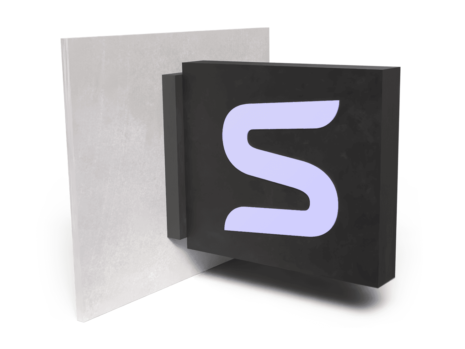 Double-sided light box